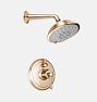 Miramar Lever Handle Thermostatic Shower Set, Satin Bronze PVD