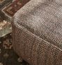 Shiloh Corded Wool &amp; Jute Pouf