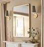 Wide Metal Frame Rectangle Mirror
