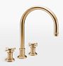 Miramar Roman Tub Filler, Satin Bronze PVD