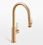Corsano Pull Down Kitchen Faucet with Squeeze Sprayer, Satin Bronze PVD