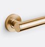 Tiburon Round Grab Bar, 30" - Satin Bronze PVD