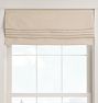 Linen Blackout Roman Shade, 20"W x 48"L - Bone