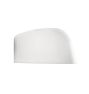Jackson Shade, 7.25" Long Turtle - Cased White - Cased White Glass Shade