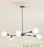 Salem 34" Bare-Bulb Chandelier