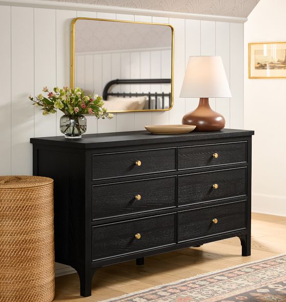 brown cowboy boots with black dress Wovena Black Rattan 3 Chest of Drawers, Pine legs