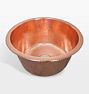 Redondo Grande Kitchen Prep Sink, Polished Copper