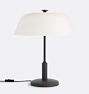 Open Box: Bowers Table Lamp, Oil-Rubbed Bronze - Cased White Glass Shade