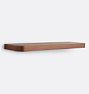 OPEN BOX: Curved Floating Shelf, 10x36" - Walnut