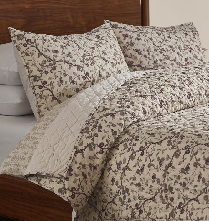 Orchard Queen Quilt - IVORY & ROSEWOOD
