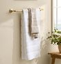 Waffle Stripe Organic Terry Cotton Towel