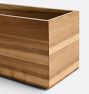 Acacia Wood Bin