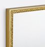 Beaded Cast Brass Frame Mirror