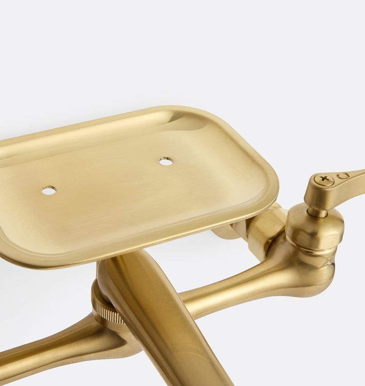 Murray Utility Kitchen Faucet Bridge Wall Mount 6 Spout | Rejuvenation