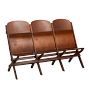 Vintage Folding 3-Seat Bench