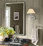 Stepped Metal Frame Mirror