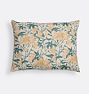Garden Botanical Duvet and Shams, Standard Sham - Yarrow & Teal