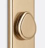 Raegan Knob Exterior Bronze Door Set