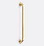 Asher Appliance Pull, 12" - Aged Brass