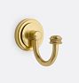 Rigdon Single Hook, Aged Brass