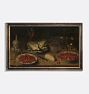 Still Life with Artichoke and Fruit on Porcelain Dishes Framed Reproduction Wall Art Print 25"x16" by Osias Beert