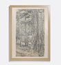 Forest Landscape Framed Reproduction Wall Art Print 11"x15" by Wilhelmus Johannes Steenhoff