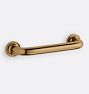 Ansel Drawer Pull, 4" - Heritage Brass