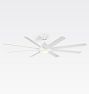 Hydra LED Ceiling Fan, Matte White