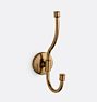 Ladd Double Hook, Heritage Brass