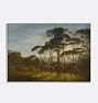 Italian Landscape with Umbrella Pines Framed Reproduction Wall Art Print 24"x17" by Hendrik Voogd