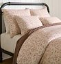 Sandpiper Print Duvet and Shams, Full/Queen - Blush