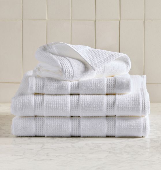 Rejuvenation Waffle Knit Organic Cotton Towel