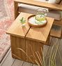 Polson Teak Outdoor Side Table