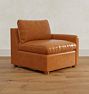 Roswell Leather Arm Chair Sectional Component
