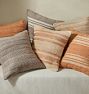 Textured Woven Stripe Pillow Cover