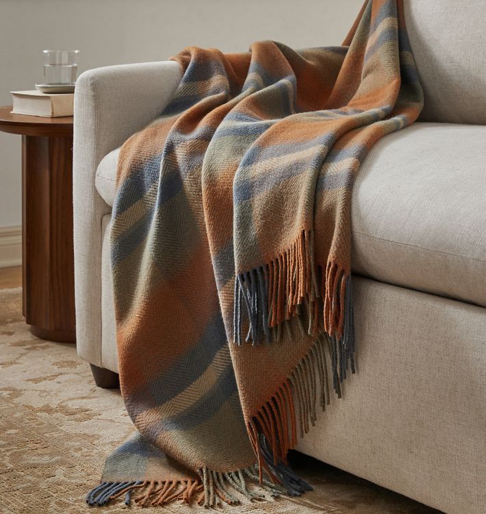 Wool Throw Plaid Wool Throw | Rejuvenation