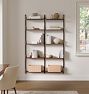 Hart Modular Walnut Shelving Unit, Set of 2