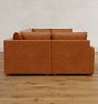 Roswell Leather 6-Piece U-Shape Sectional Sofa