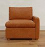 Roswell Leather Arm Chair Sectional Component