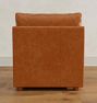 Roswell Leather Armless Chair Sectional Component