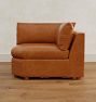 Roswell Leather Wedge Corner Sectional Component