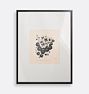 Drawing of Nasturtiums Framed Reproduction Wall Art Print 12"x16" by Henri Verstijnen