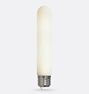 Bulbrite 7.5" T9 5W  LED 3000K Lightbulb E26, Frost