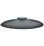 Carson 20" Shallow Dome Reflector Shade - Matte Grey