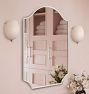Wide Metal Frame Rectangle Mirror