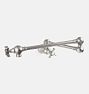Connor Cross Handle Wall Mount Pot Filler - Brushed Nickel