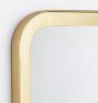 Wide Metal Frame Rectangle Mirror