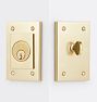 Haven Deadbolt, Aged Brass