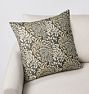 Celilo Botanical Pillow Cover, 20" x 20" - Gunmetal and Marigold