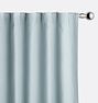 Custom Textured Cotton Curtain, 50" x 84" - Citadel